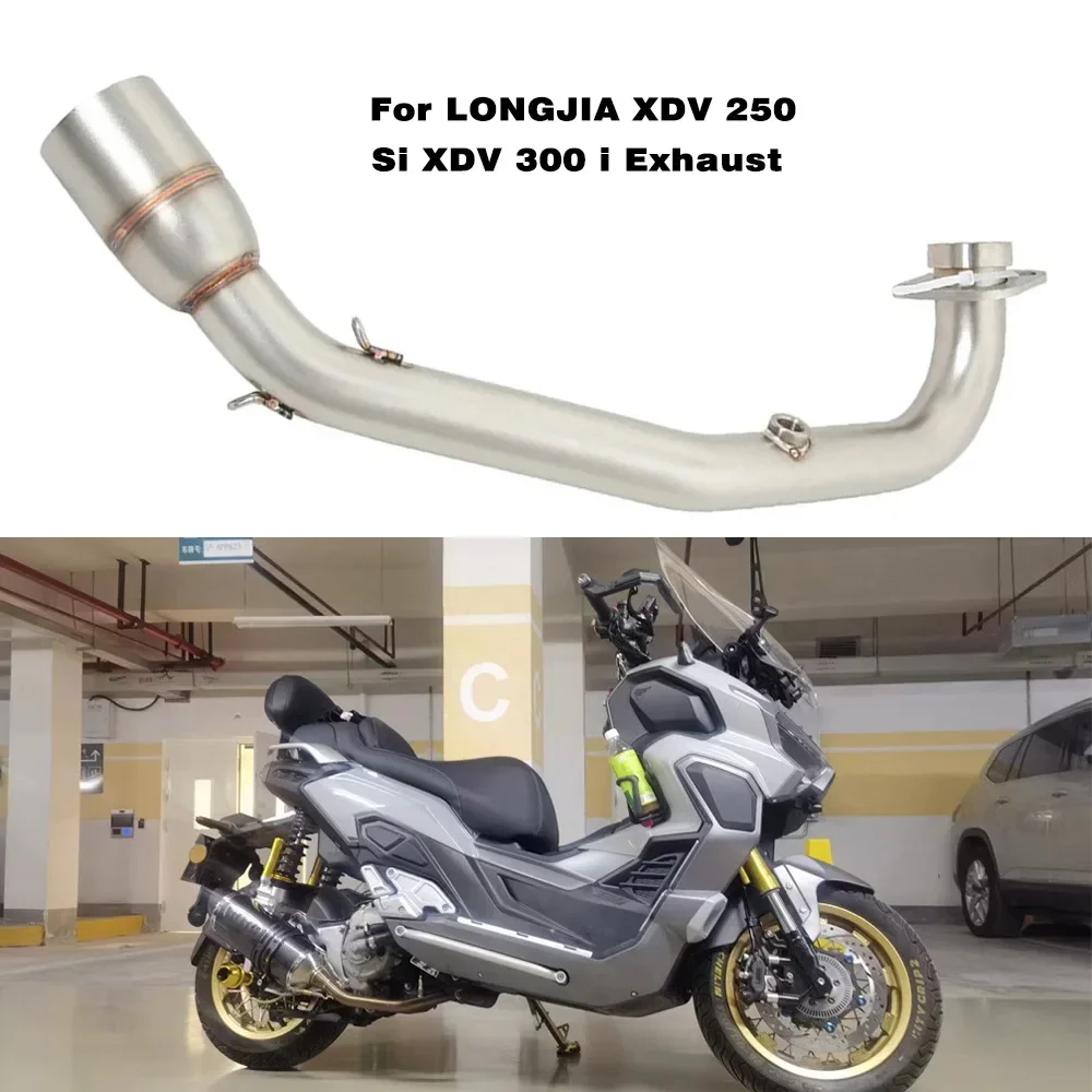 Motorcycle Exhaust Front Pipe Header for XDV300 XDV250