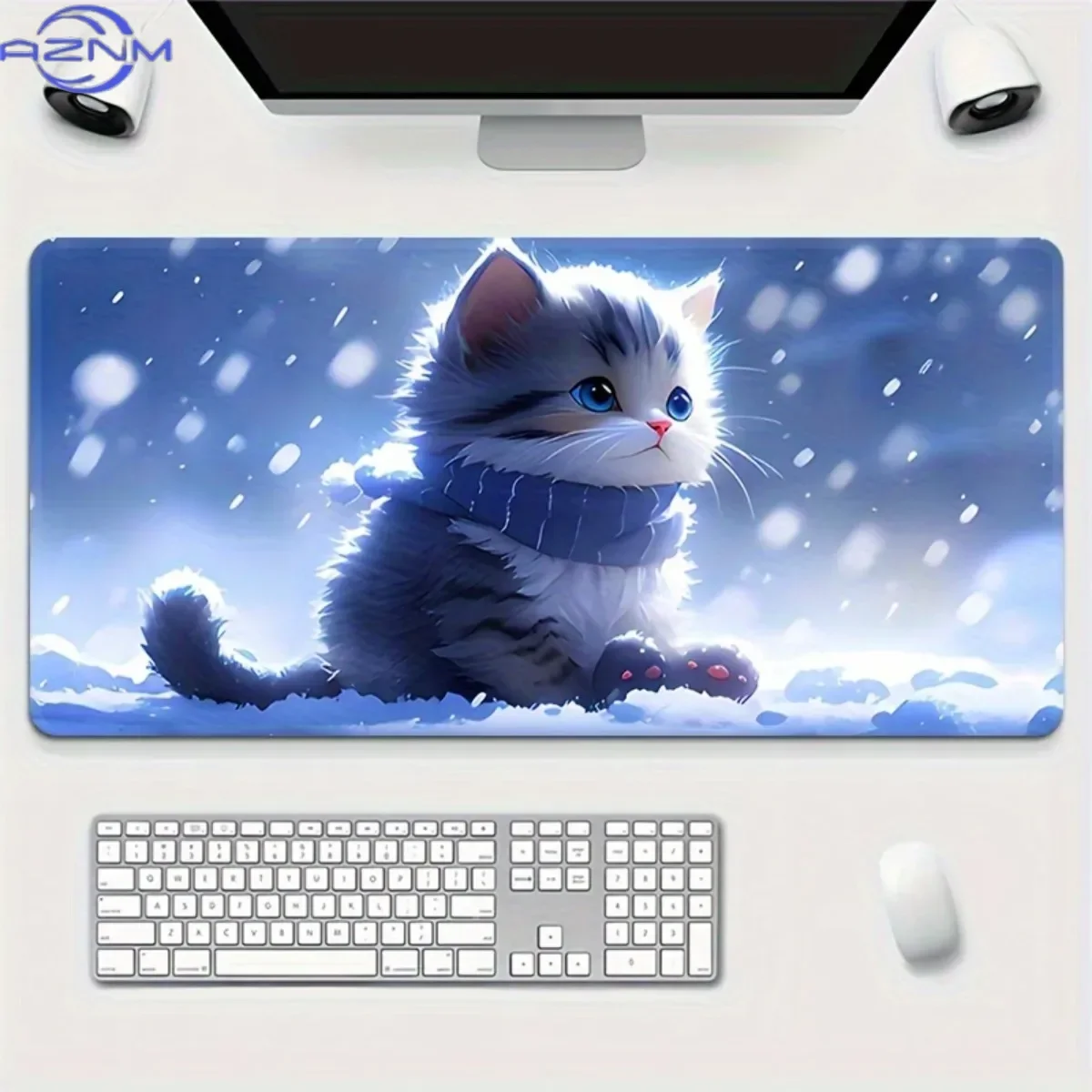 HD Print Mouse Pad Stable Rubber Bottom Water Resistant Comfort Desk Mat PC Laptop Daily Use