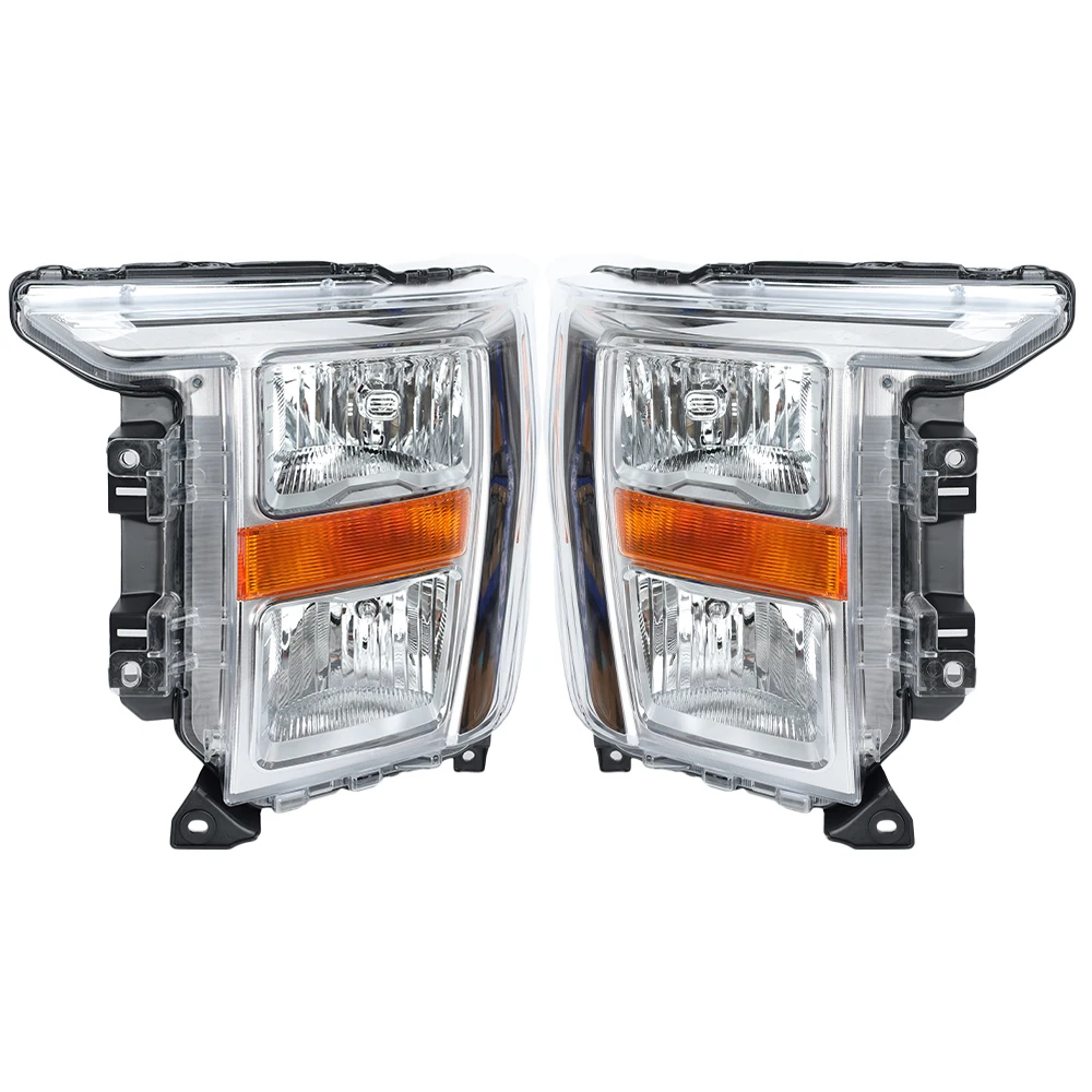 

Передние фары для Ford F150 2021 2022 2023, фары F-150, дневные ходовые огни, галогенные фары, комплект для автомобиля