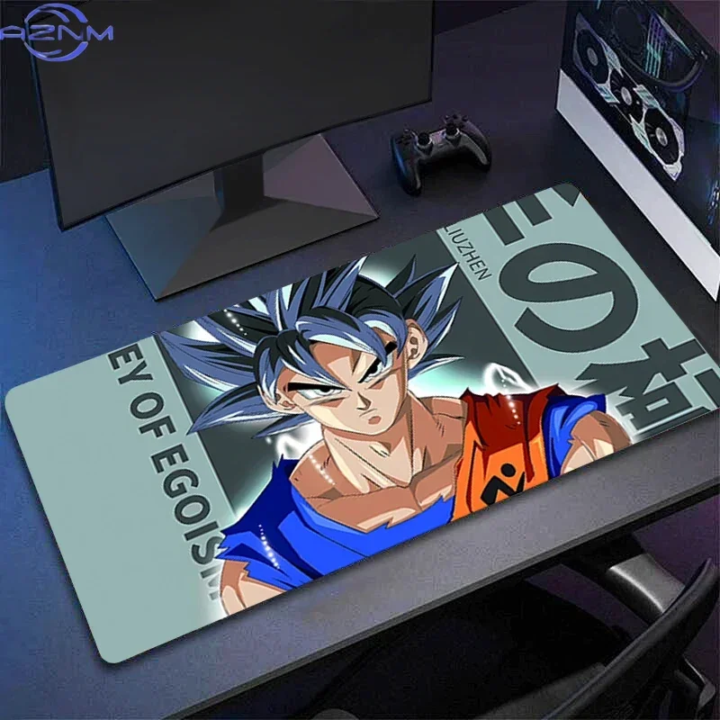 Anime Saiyan Character Mouse Pad, Rubber Anti-slip Gaming Mouse Pad, Cool Manga Print Desk Mat with Smooth Surface for Keyboard