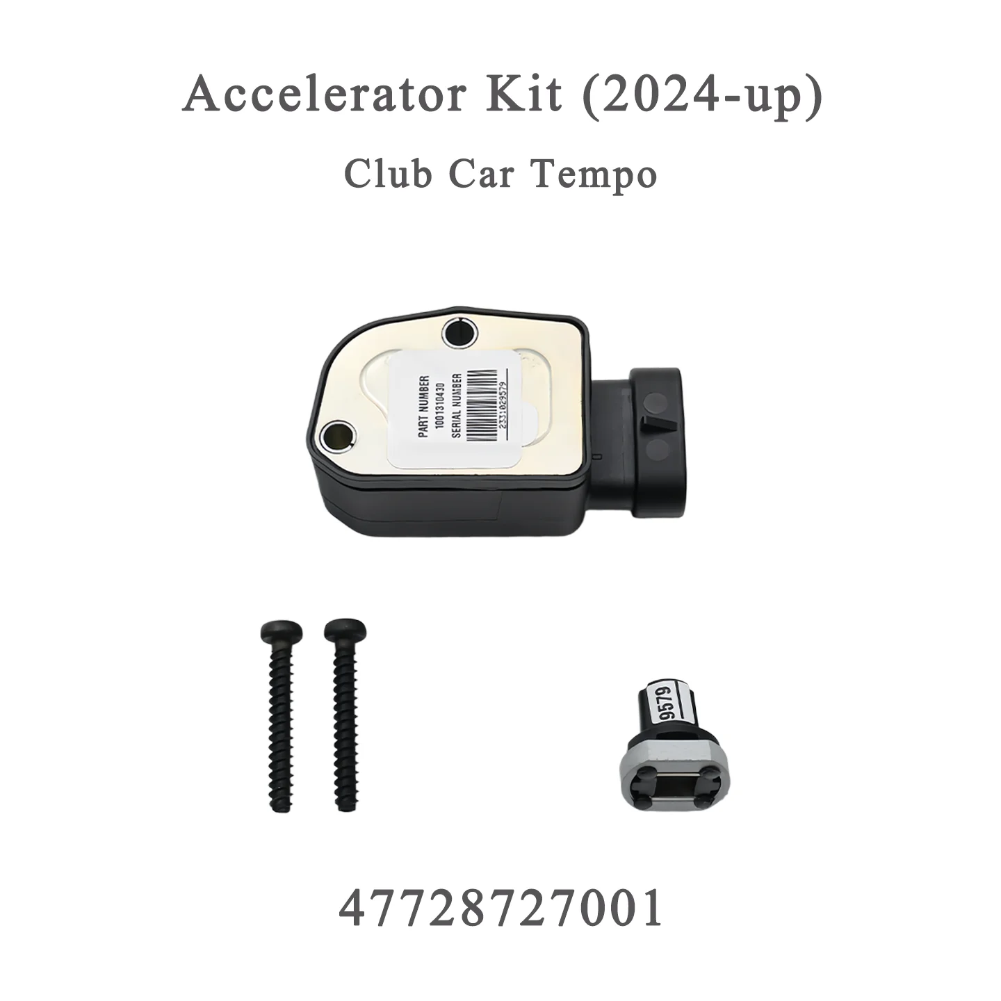 Golf Cart Accessories Club Car Tempo Onward 2024-Up Throttle Sensor Kit Drive-Up Electric Models OEM 47728727001