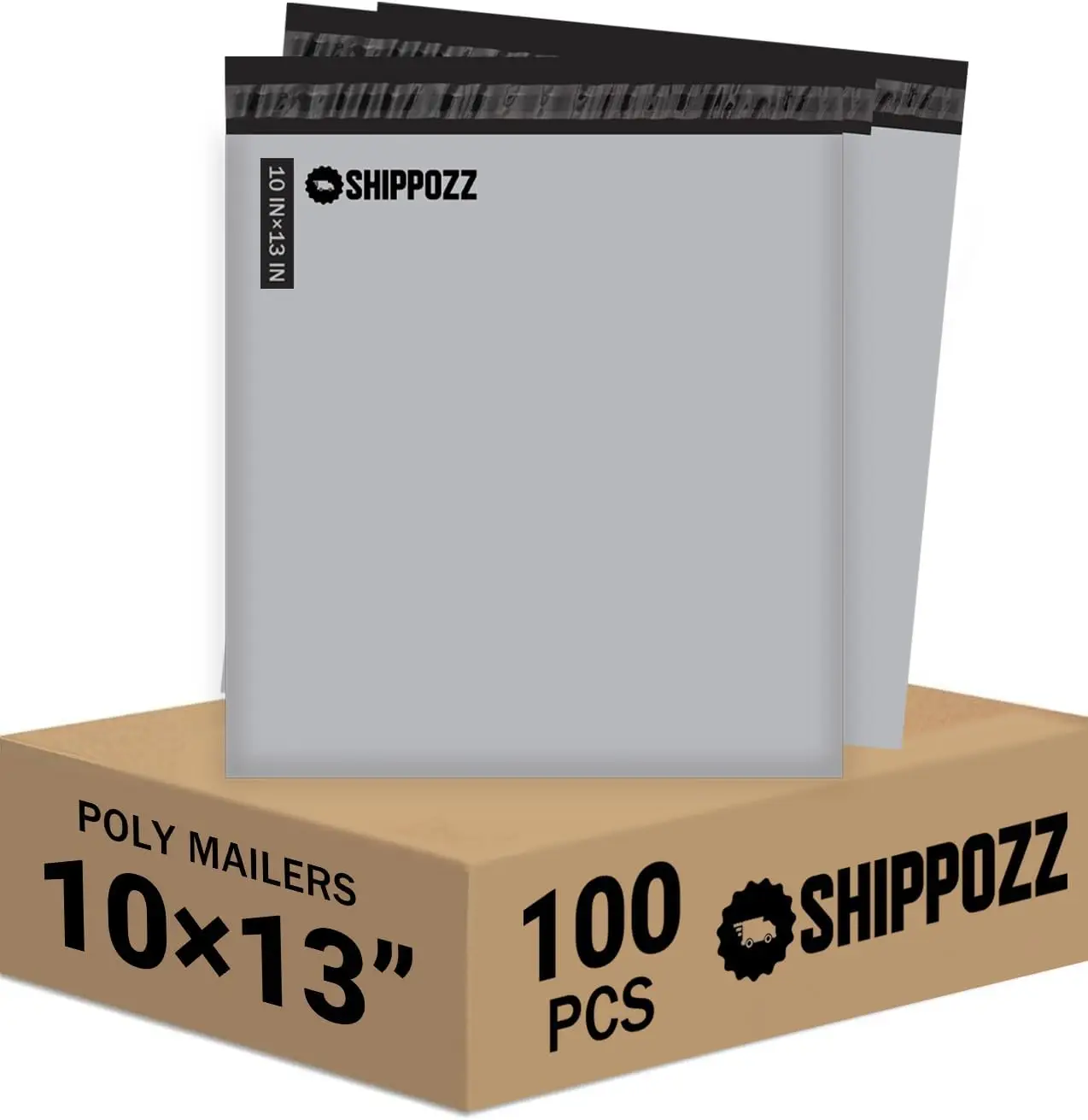 10x13 Poly Mailers 100 Pack, Waterproof Self Seal Mailing Bags for Clothes, Books & Accessories