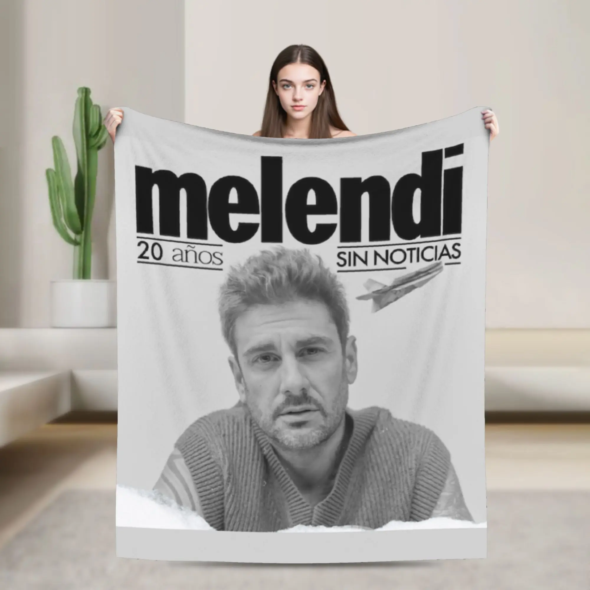 Melendi Singer 2025 Tour Blanket Super Soft Warm  Throw Blankets for Bed 50x60 Inch Multiple Sizes Bedding Throws