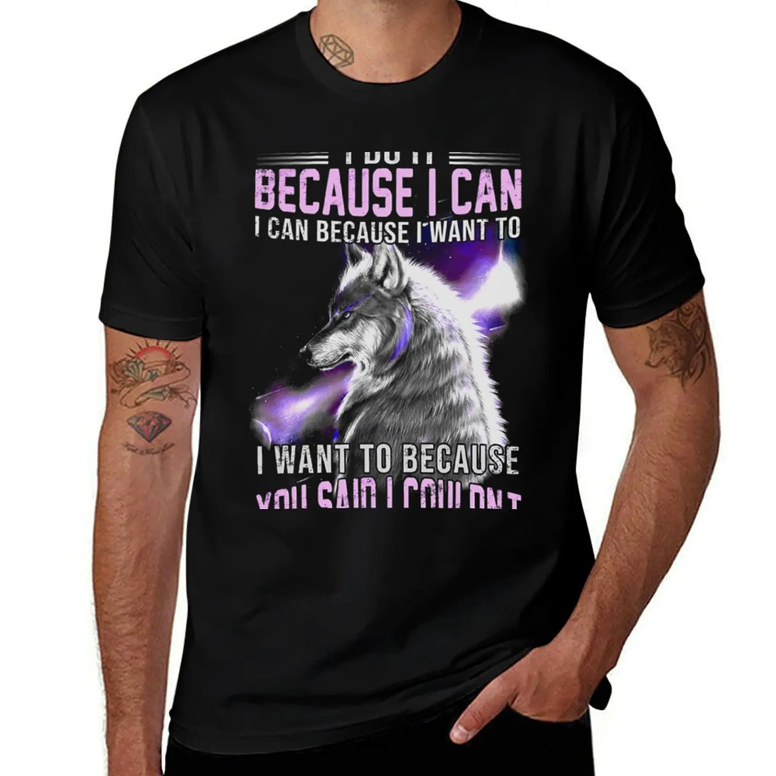 I do it because I can. I can because want to T-Shirt man t shirts high quality luxury brand T-Shirt