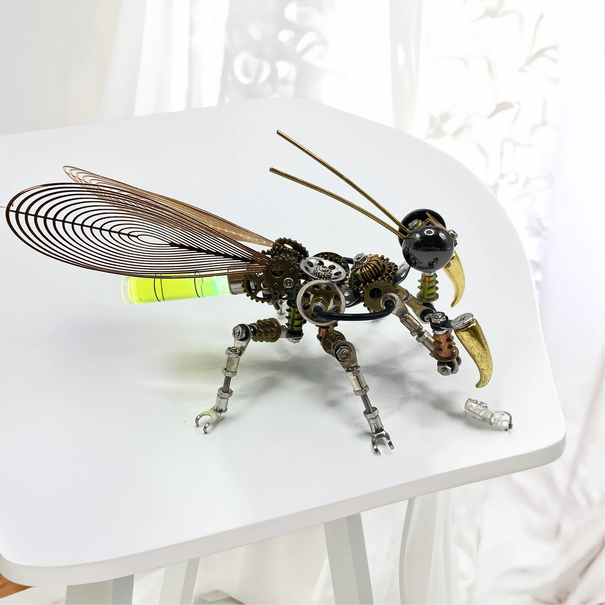 

Creative Mechanical Insect Mantis Model Handicraft Living Room Entrance Desk Bookshelf Home Decor Personalized Gift