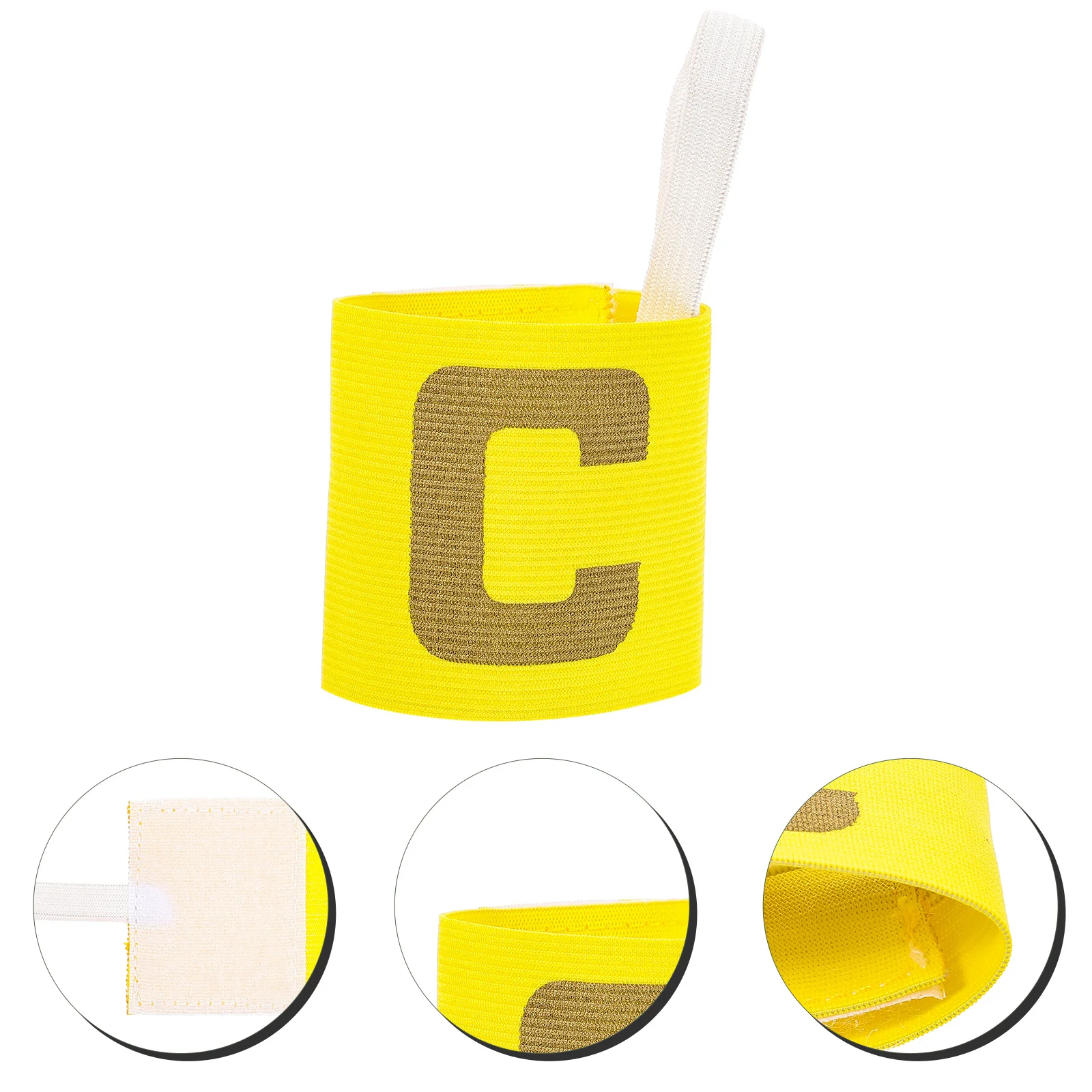 

Captain Armband Bright Color Adjustable Wear-Resistant Soccer Football Band Team Sports Football Accessory Captain Arm Bands