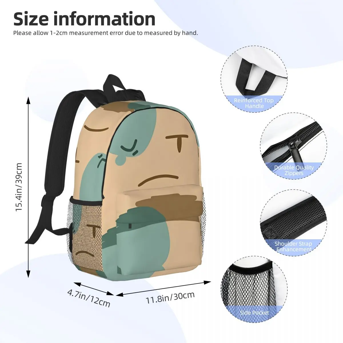 Charlotte Moldy Bread From HFJone (ORIGINAL) New Fashion High Capacity Waterproof College Backpack Trendy Laptop Travel Book Bag