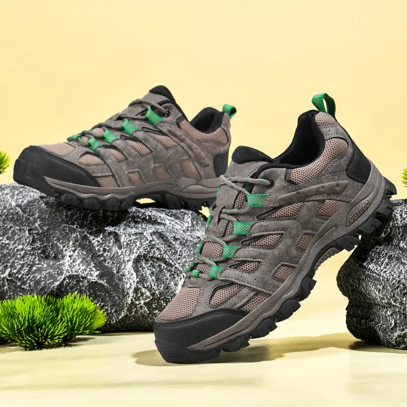 Nuove scarpe da trekking traspiranti in rete scarpe da ginnastica estive da uomo scarpe da passeggio antiscivolo all'aperto scarpe da uomo leggere scarpe Casual da uomo