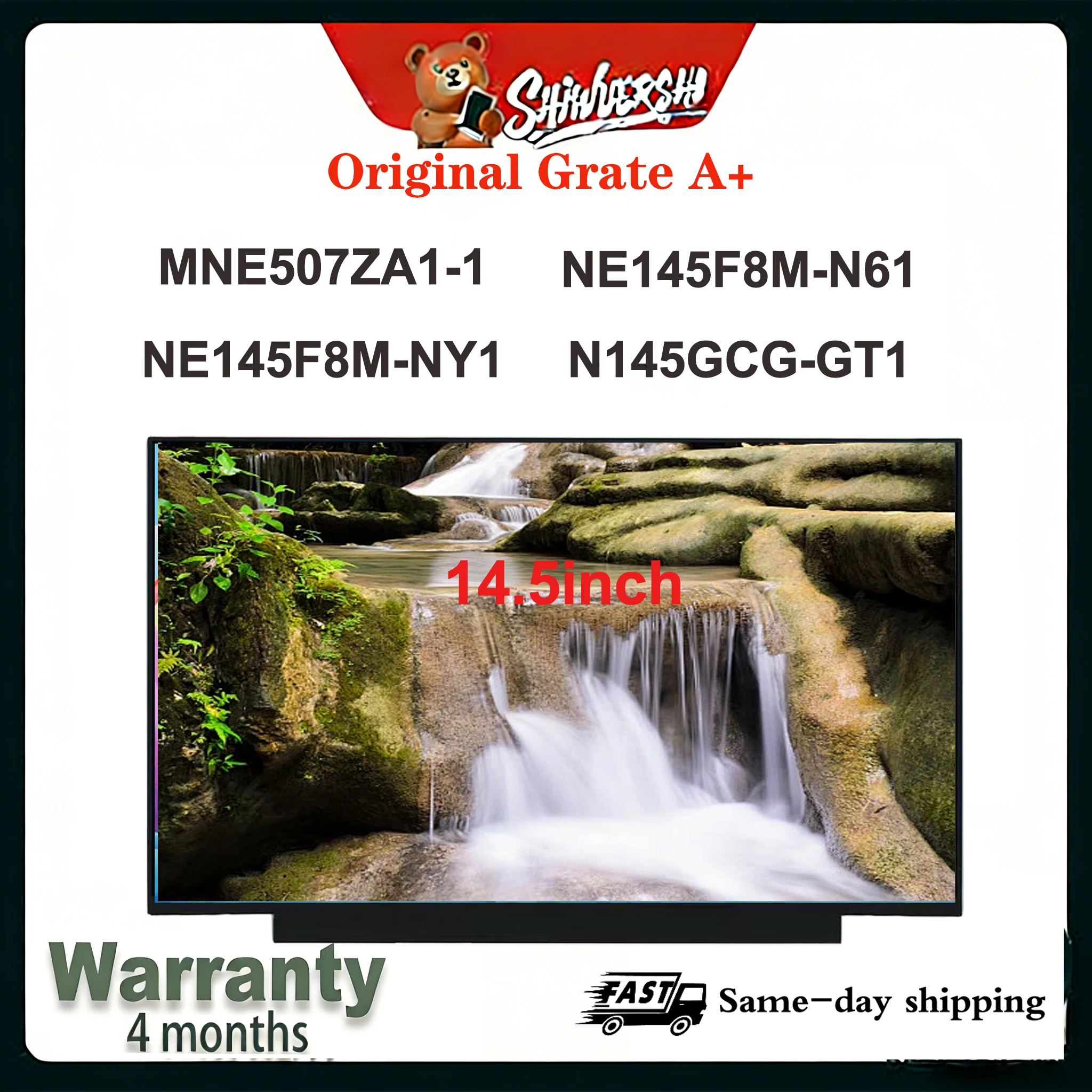 

Original New A+ 14.5" Laptop Lcd Screen MNE507ZA1-1 NE145F8M-N61 NE145F8M-NY1 N145GCG-GT1