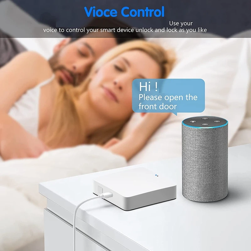 White Gateway Hub Multi Mode Smart Home Bridge Wifi Bluetooth Zigbee Remote Control Work With Alexa Google Home