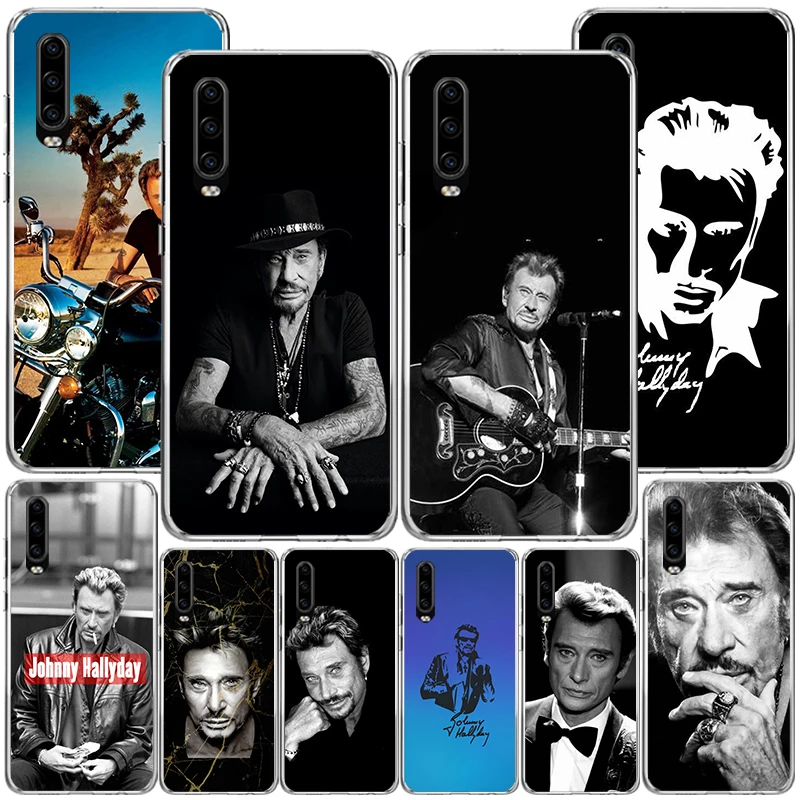 Johnny Hallyday Music Phone Case For Huawei P40 P30 P20 P10 Lite Mate 20 10 Pro P Smart Z Y5 Y6 Y7 Y9 Personalized Print Cover