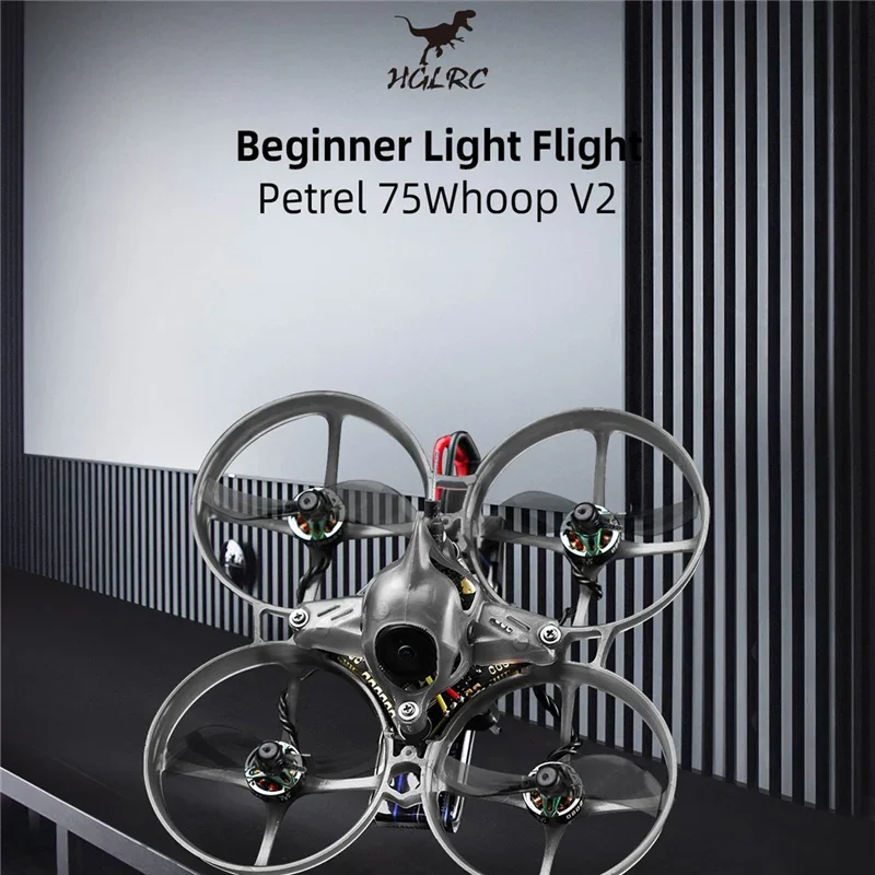 

HGLRC Petrel 75Whoop V2 Бесщеточный двигатель для помещений Quad Tinywhoop