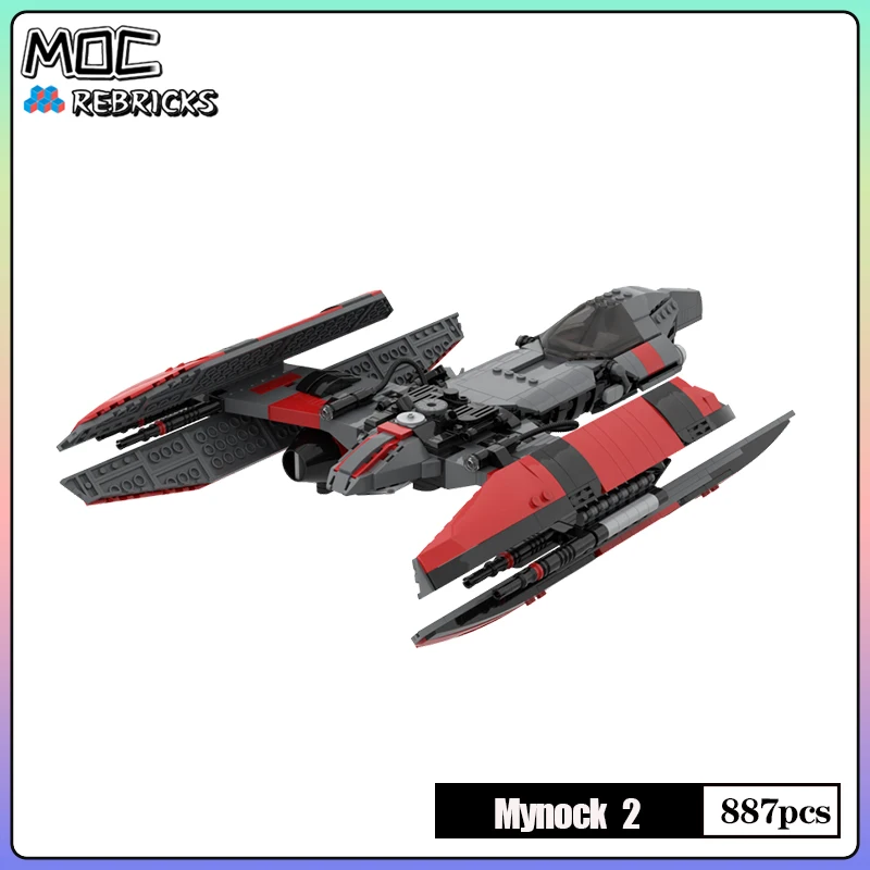 Space War Series MOC Bricks Mynock 2 Heavy Star Bomber Fighter Building Block Model Set DIY Children\'s Toys Christmas Gifts