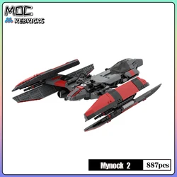 Space War Series MOC Bricks Mynock 2 Heavy Star Bomber Fighter Building Block Model Set DIY Children's Toys Christmas Gifts