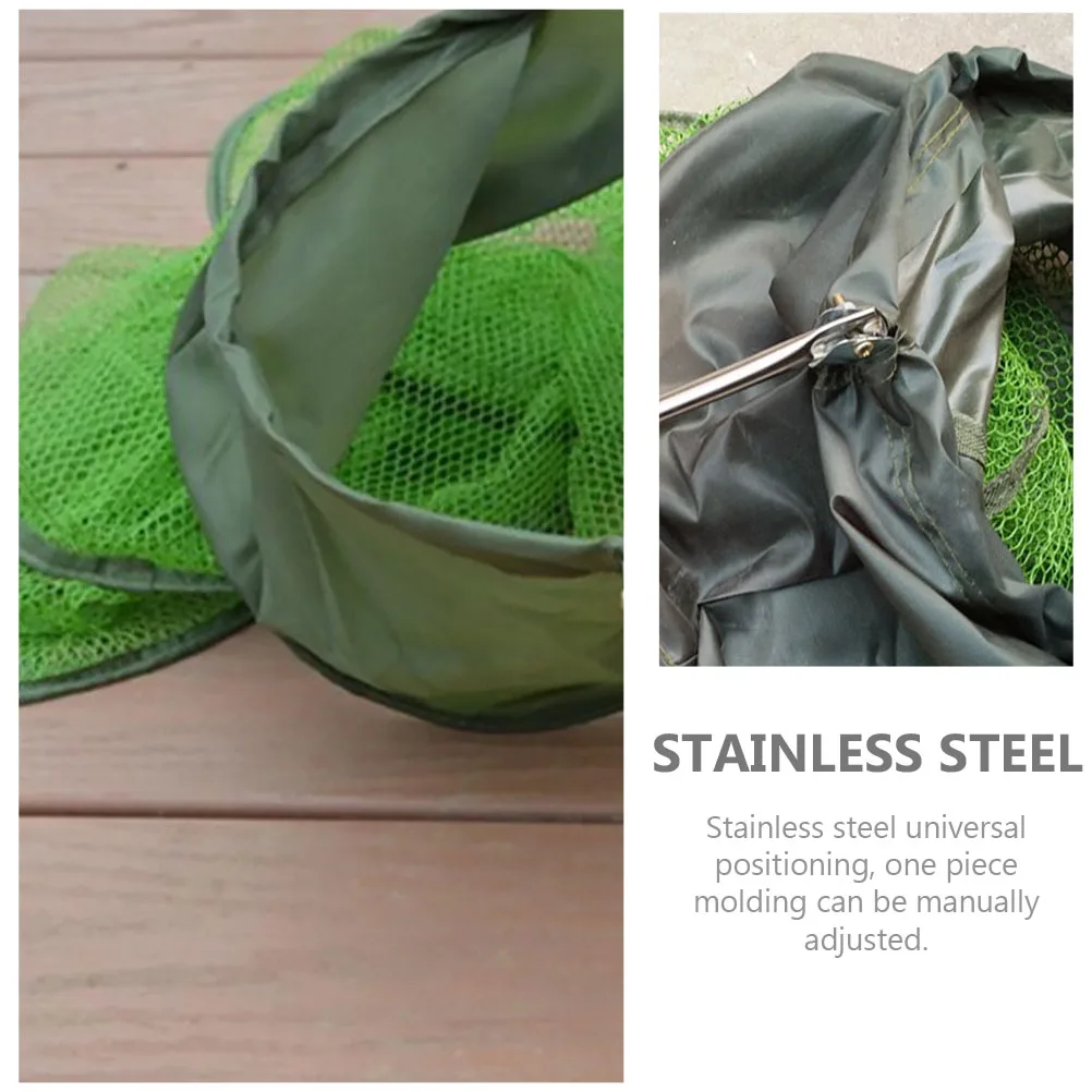 

Fish Guard Mesh Bag Foldable Net Thick Material High Survival Rate Fish Locating Tuck Net Fishing Supply