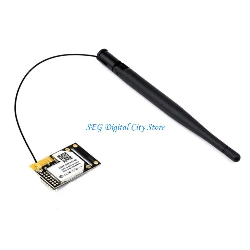 

U75B WiFi and Ethernet Serial Server with Antenna for UART Communication High Speed Transfer Support Server/ Client