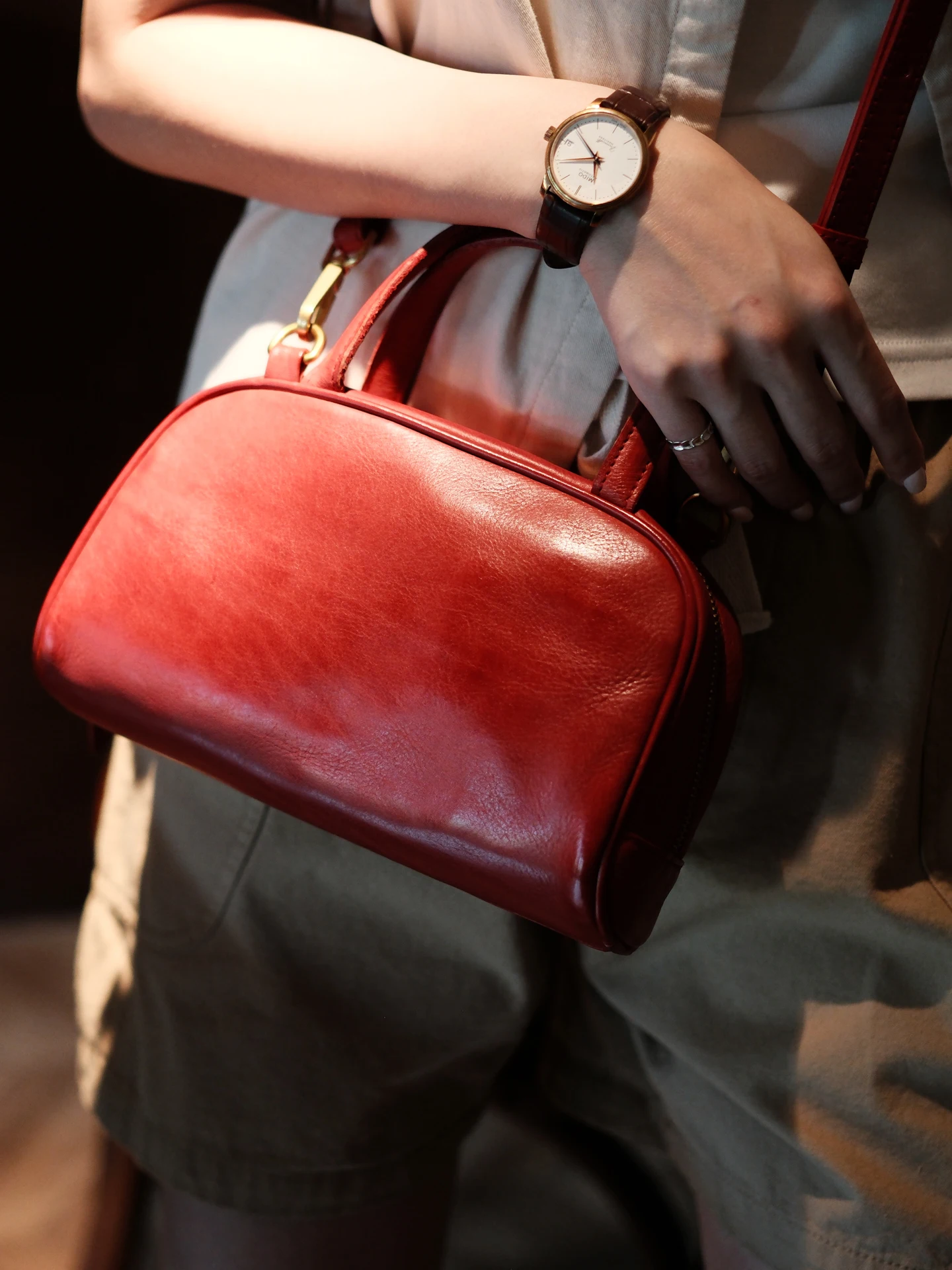 

Simple vintage high quality genuine leather women's handbag outdoor travel party luxury cow leather shoulder crossbody bag