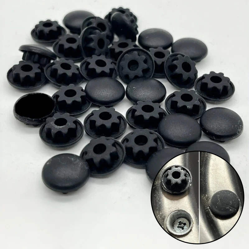 4PCS RV Schwarz Schraube Kappe Abdeckungen Cog Waschbecken Hob Herd Langlebig Für Smev Dometic Wohnmobil Caravan Camper Van RV zubehör – Detail 1