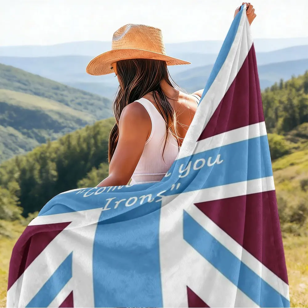 Ultra Large UK Union Jack Flag Blanket Throw for Outdoor Picnic Camping Sports Soccer Decor 150x200cm