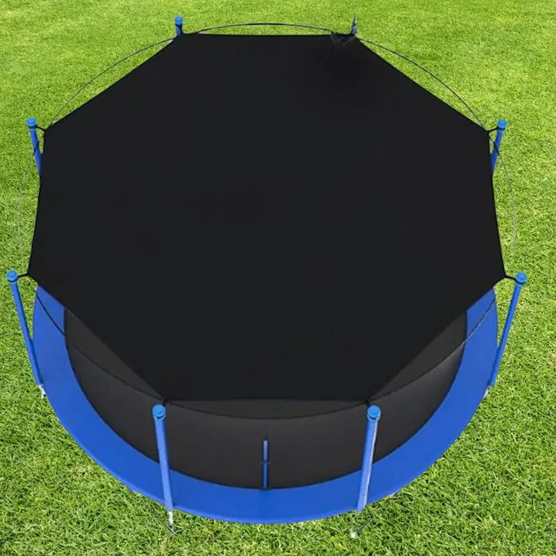 Outdoor Trampoline Cover Waterproof Trampoline Protective Cover Anti-UV Trampoline Top Cover Waterproof Sunshade For Outdoor