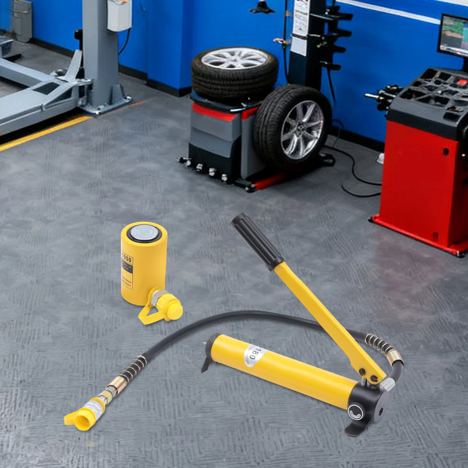 10T Heavy Duty Hydraulic Jack High Stability Anti-slip Easy Operate For Industrial Vehicle Maintenance Construction Projects