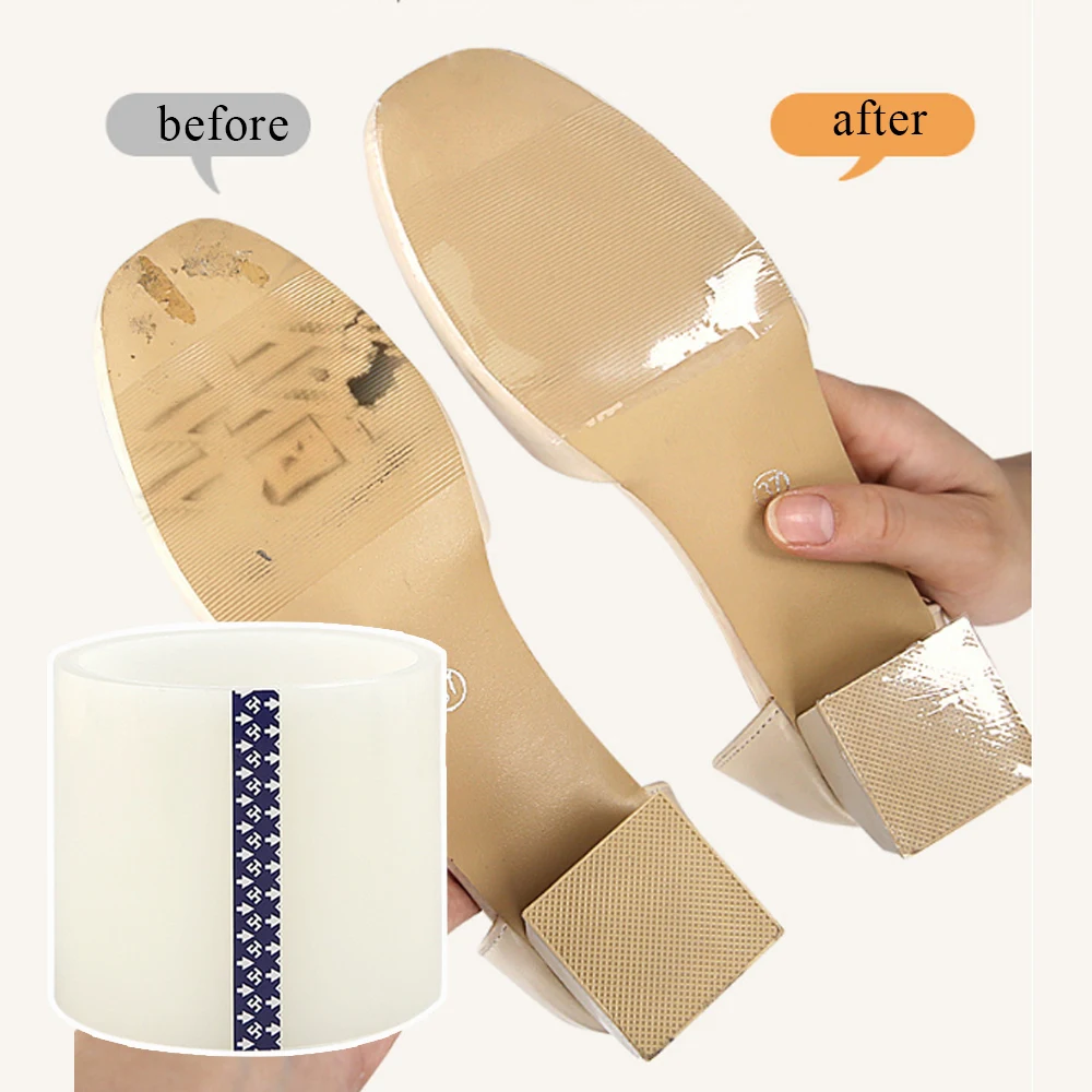 Sole Protective Film Self-Adhesive High Heels Sole Tape Clear Sole Protector Sticker Dirtyproof Protector Film Shoe Accessories