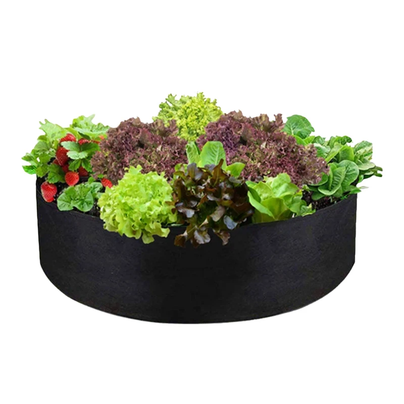 120x60x20cm Rectangle Garden Grow Bed Bags Fabric Raised Planting Bed  for Potato Tomato Herbs Flowers and Vegetables