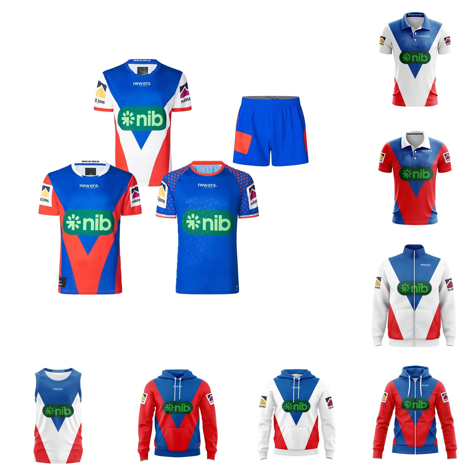 

2025 Knights Mens Home/Away/training Embroidered Rugby Jersey Sports Hoodies Vest Customize