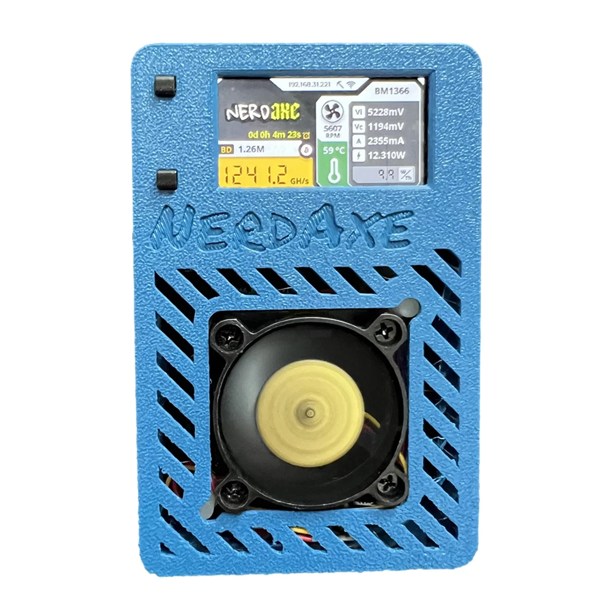 

A49T NerdAxe Miner Nerdminer 500Gh/S S19XP BM1366 ASIC Bitcoin Mini Miner 1.9inch Display Lottery Mining EU PLUG