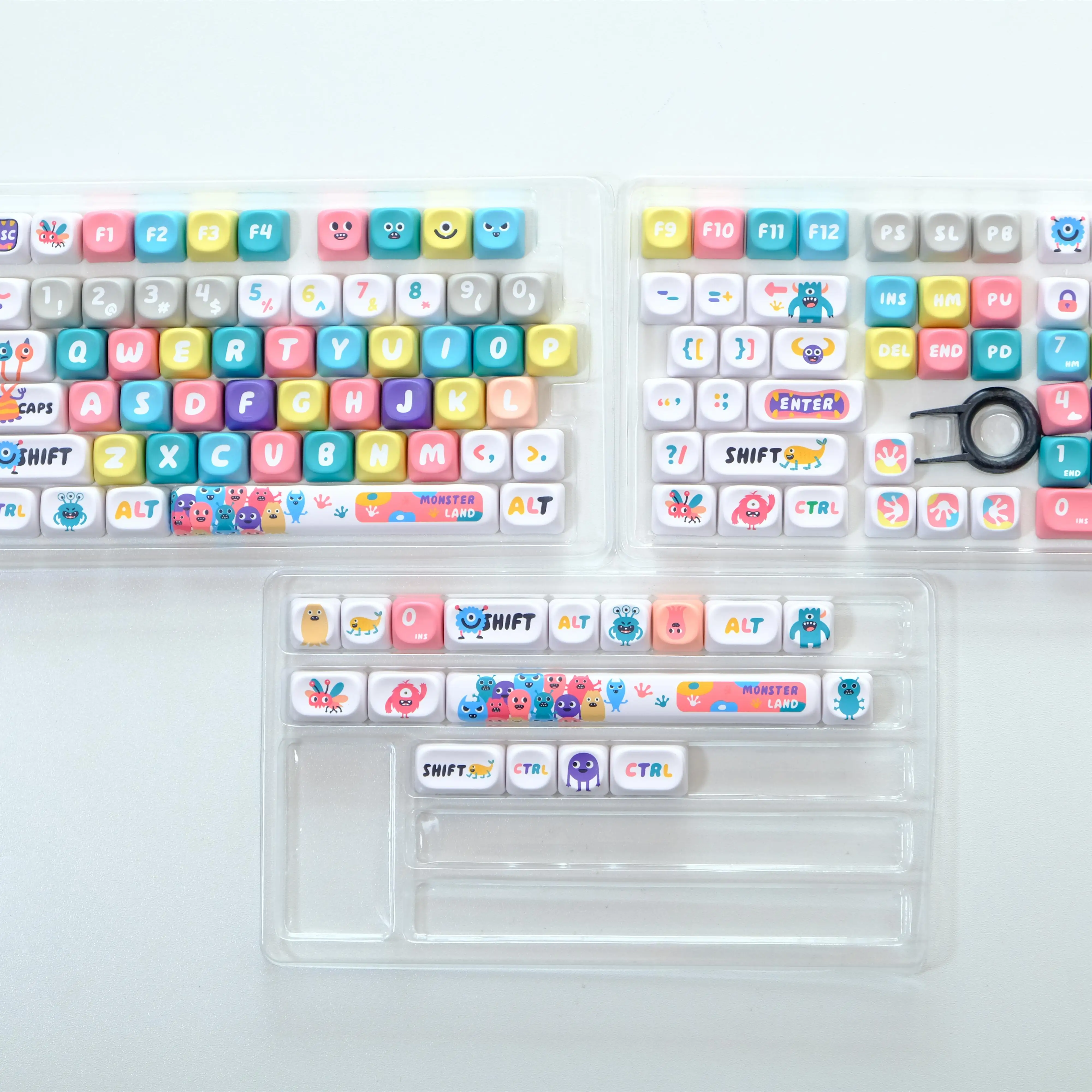 Monster Keycaps MOA Height PBT Sublimation Mai from VGN Rain 75 68 84 87 98 104 108