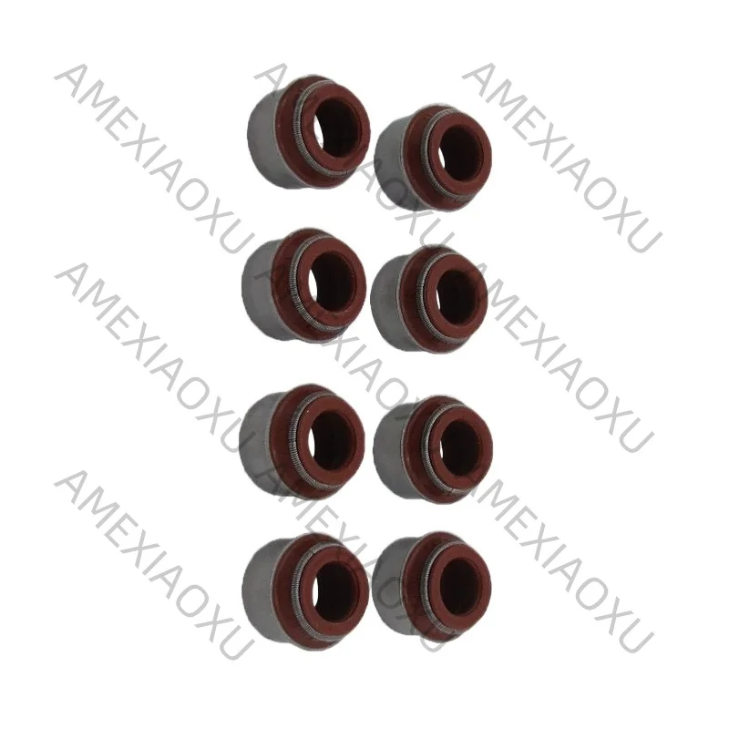 8 Pcs Valve Stem Oil Seal Set Pack of 8 For Land Rover Defender L315 Range Rover Classic Discovery 1 200TDI 300TDI 1987-2006