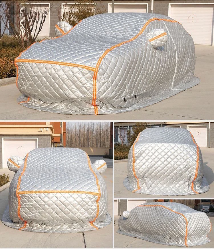 Hot-selling Winter Car Accessories Car Cover Waterproof Thickening Cotton Snow Proof Car Cover Hail Protector view 5