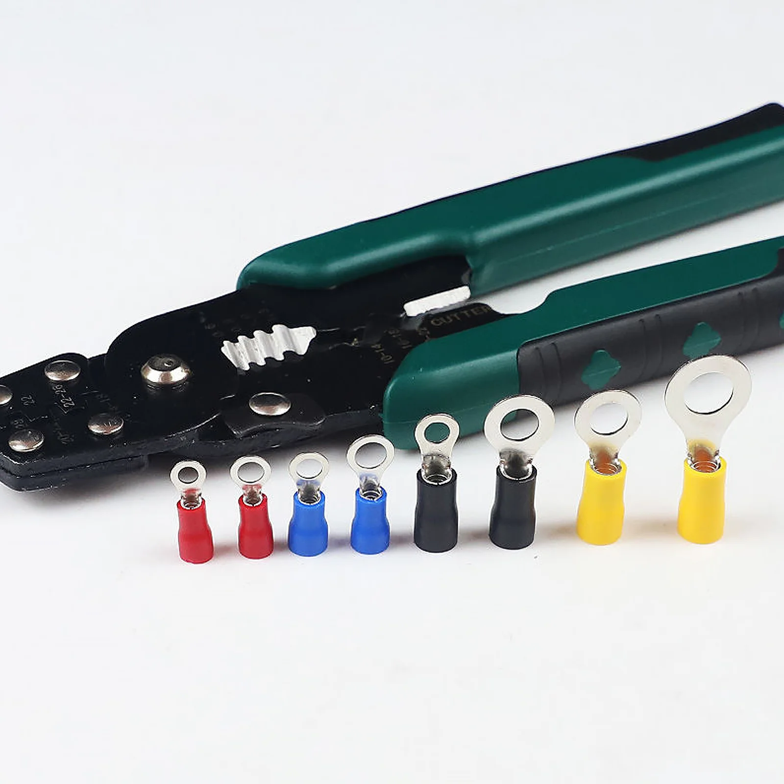 

102pcs Insulated Terminal Kit For Automotive Marine Crimp Connectors Wire Connector Set Ring Fork Hook Insulated Wire Terminal