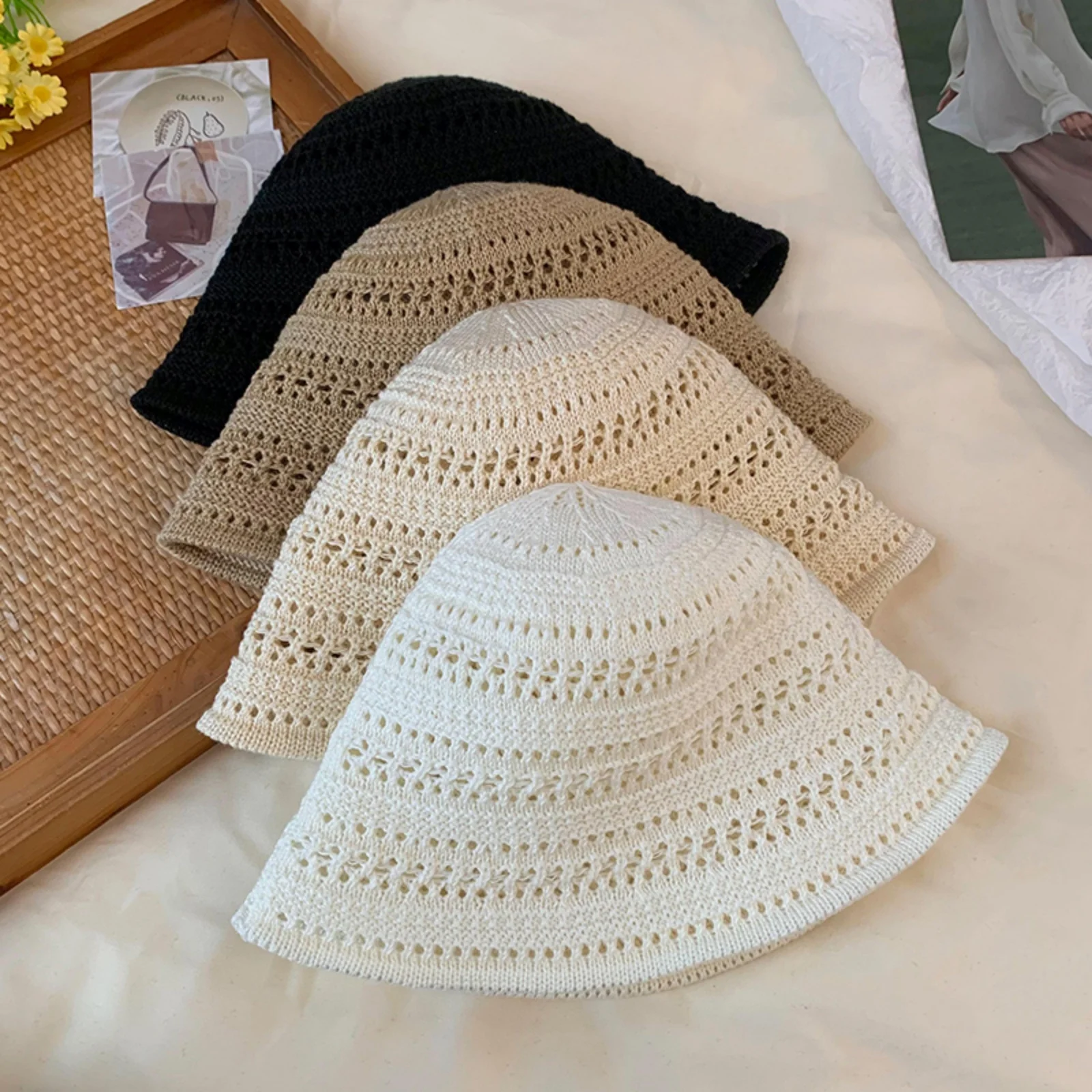 Knitted Bucket Hat …