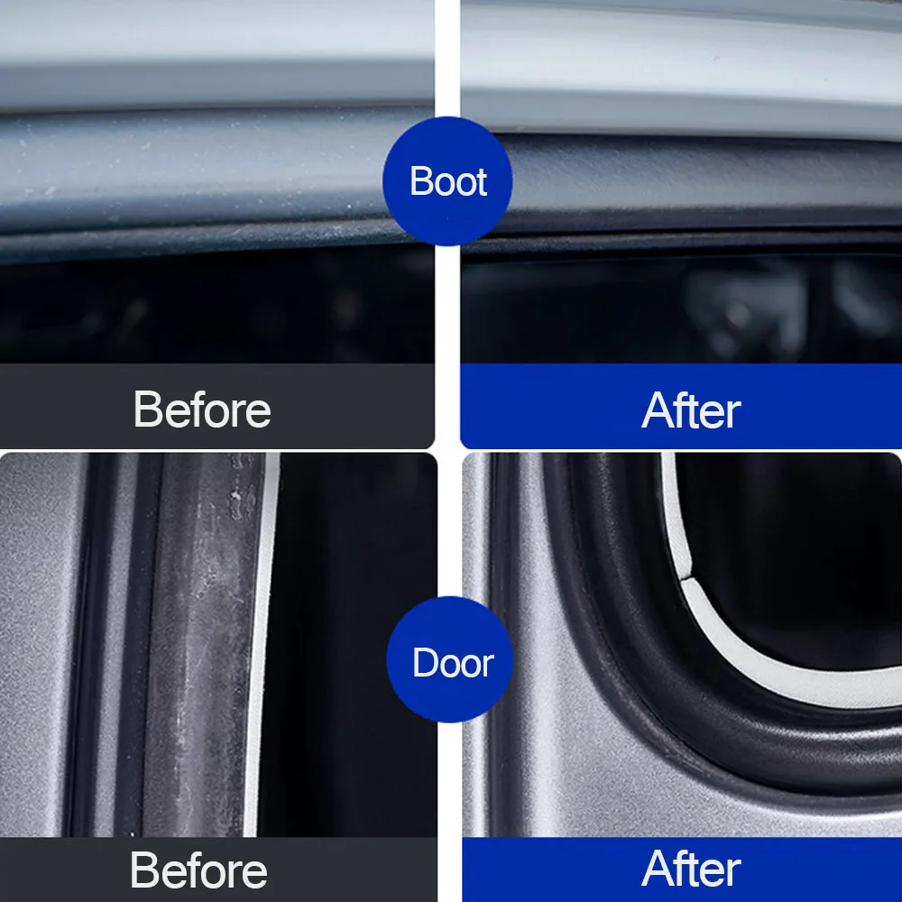 Car Plastic Restorer Coating Agent Auto Rubber Strip Exterior Repair Clean Refresh Restoration Agent Black Shine Seal Brighten - Image 6