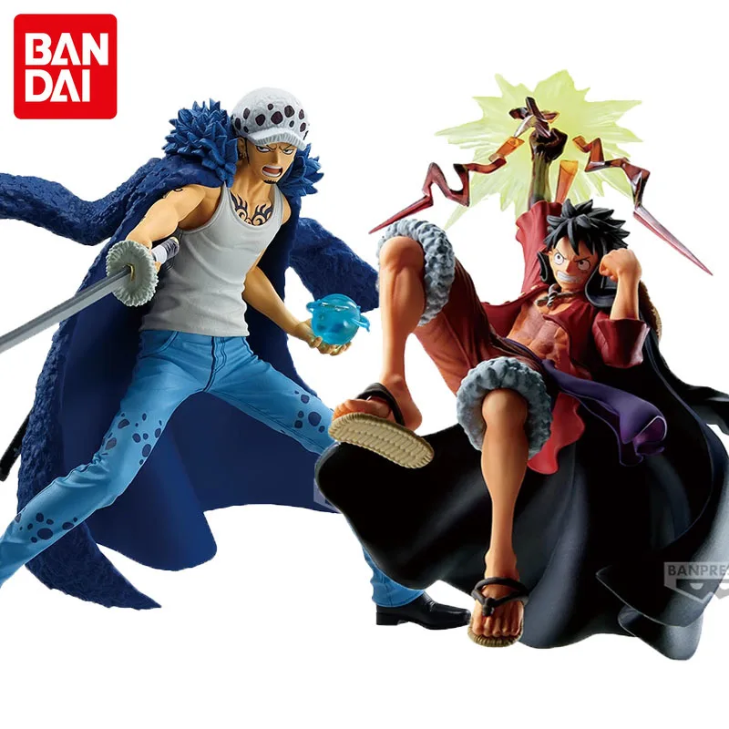 

Bandai Original ONE PIECE Anime Figure BRC Monkey D.Luffy Trafalgar D.Water Law Action Figure Toys for Boys Girls Kids Gift