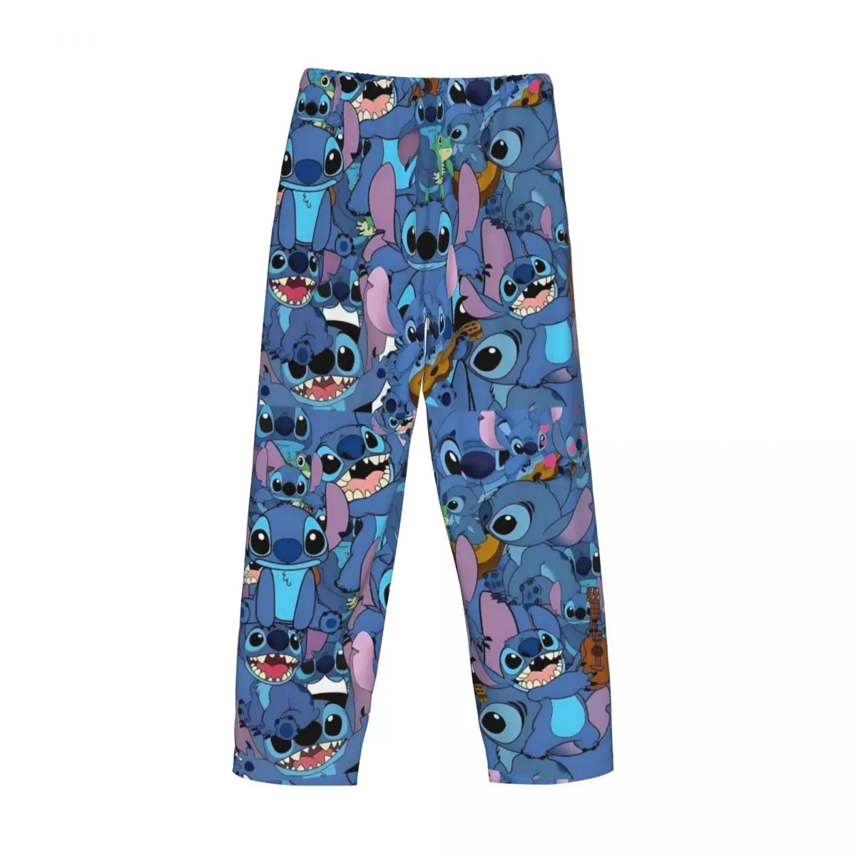 Pantalones de pijama con estampado personalizado de anime para hombres, ropa de dormir con bolsillos