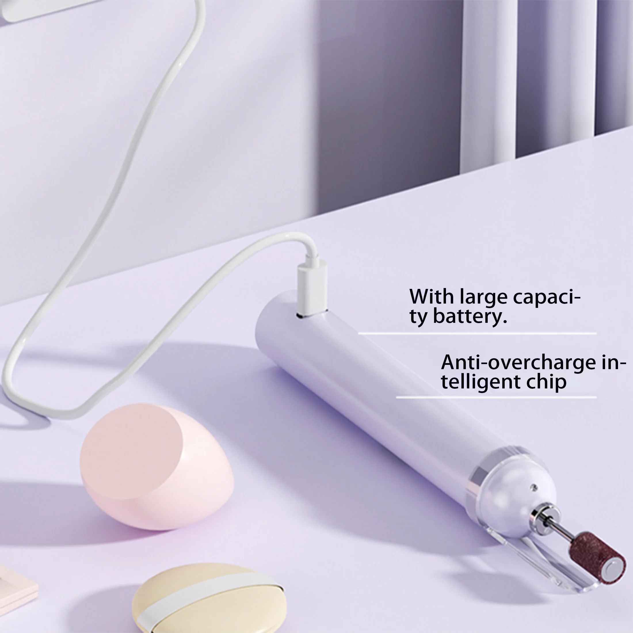 Mini LED-nagellamp, handheld UV-licht voor gelnagels, voor doe-het-zelf nagelsalons thuis, Valentijnsdagcadeau