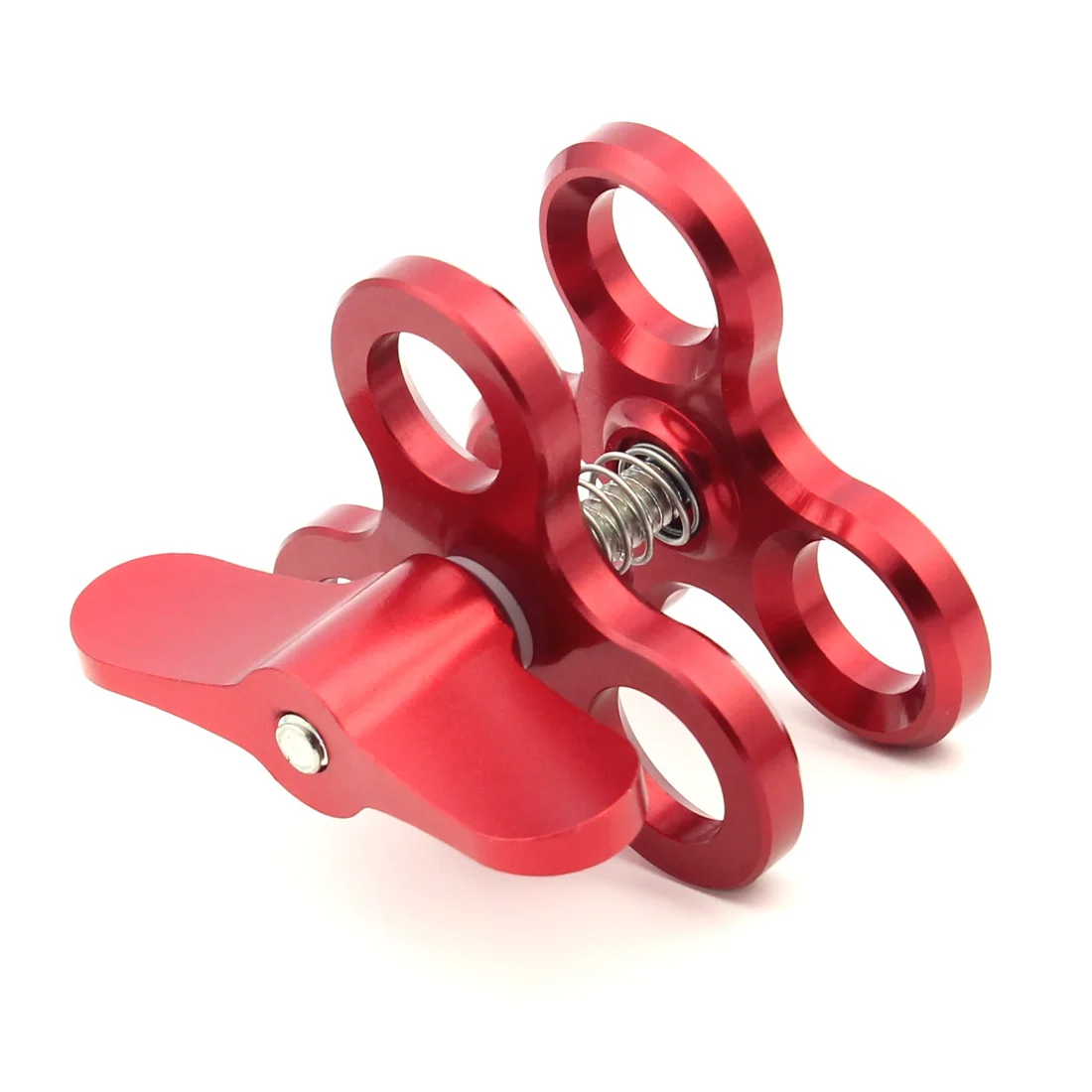 Dreifach-Schmetterlings clip 1 "Kugelkopf-Befestigungs halterung für Gopro 13 Insta360 x4 Tauch schale Ring Licht kugel klemme Stativ kugel adapter – Detail 8