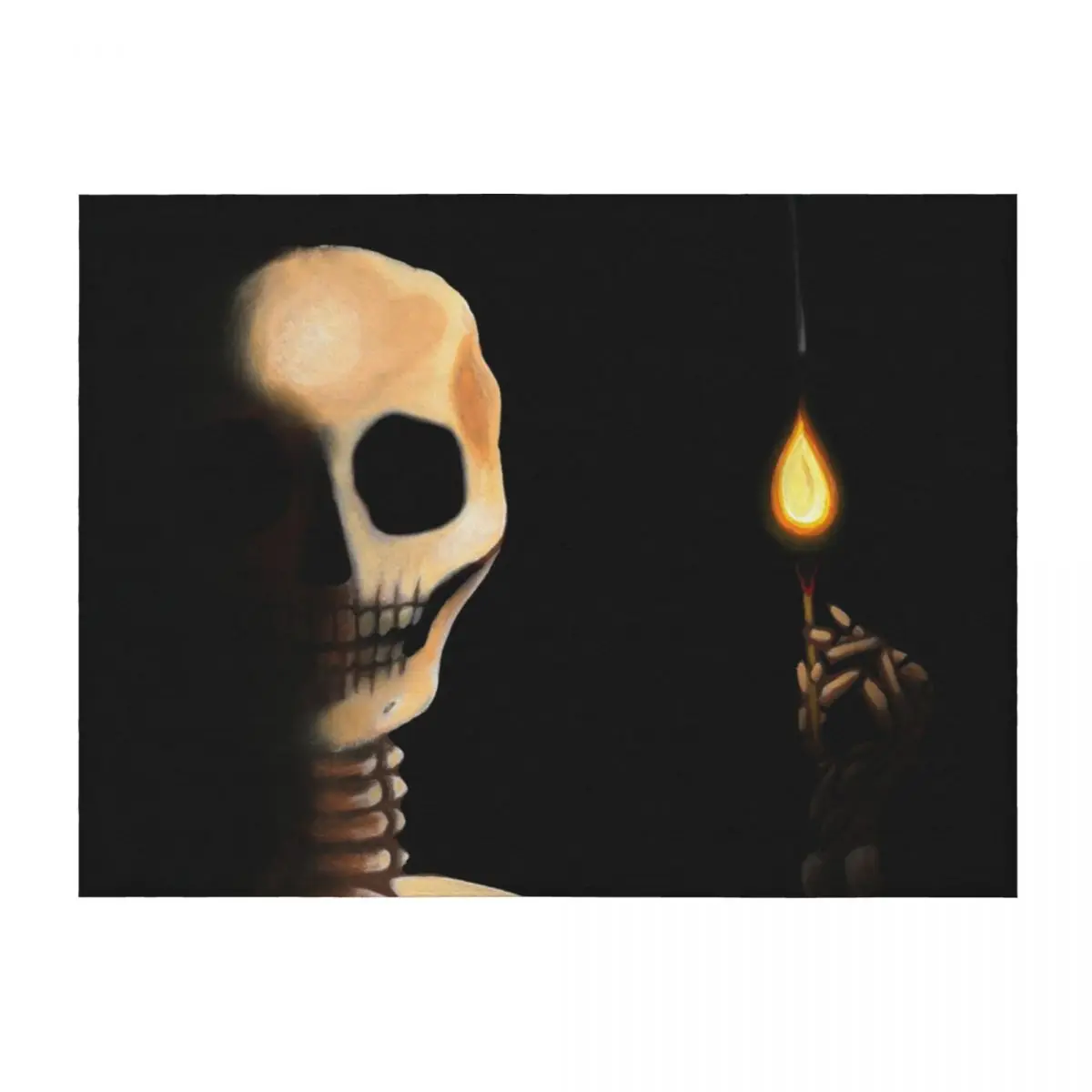 

Into the Further - Skeleton with Match in the Dark Throw Blanket Sofas Cute blankets and throws Multi-Purpose Blankets