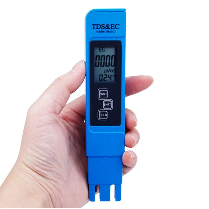 Professioneller 3-in-1 Tester Wassermessgerät TDS EC Temperaturmessgerät Digitaler LCD-Wassertester Stift Reinheitsfilter Wasserqualität – Detail 4