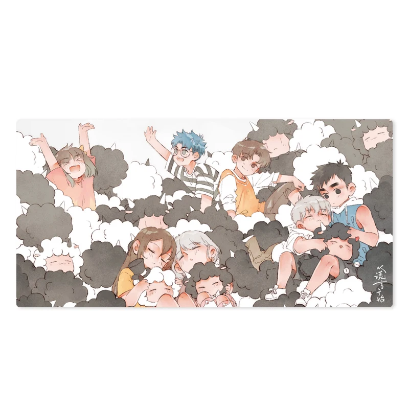 

New Start With Lies Comic Mouse Pad Chen Qingye, Tang Tang Office Desk Pad Waterproof Mouse Pad Writing Mat