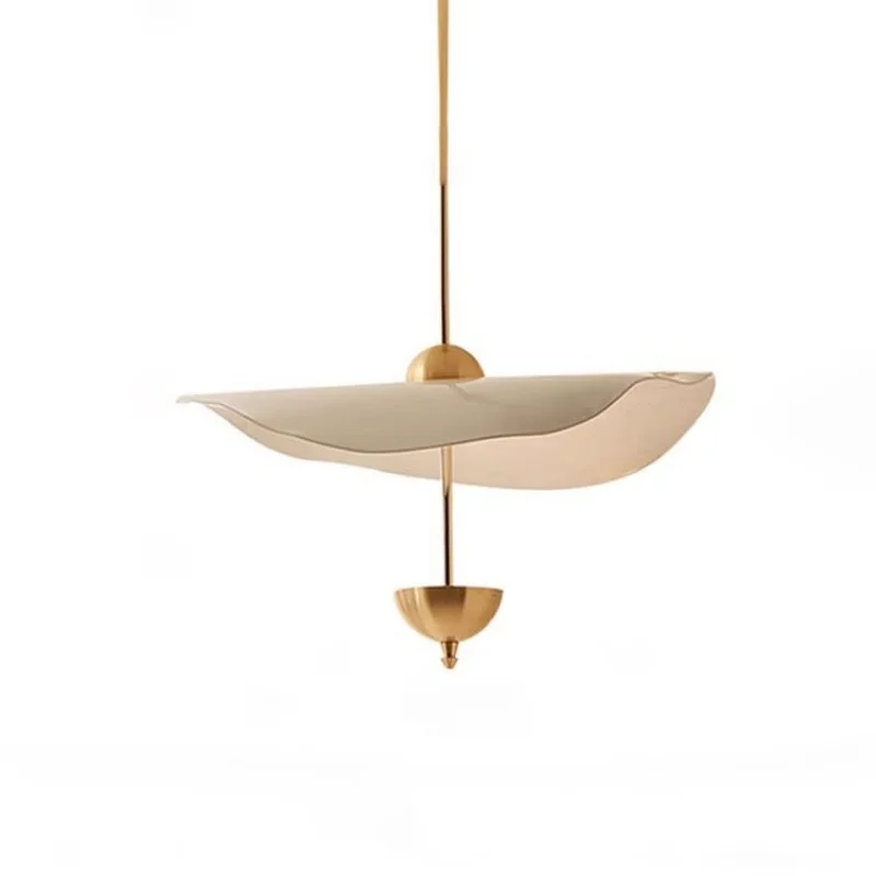 

Minimally designed restaurant pendant light Nordic art acrylic leaf lotus leaf light staircase counter bedroom lighting fixtures