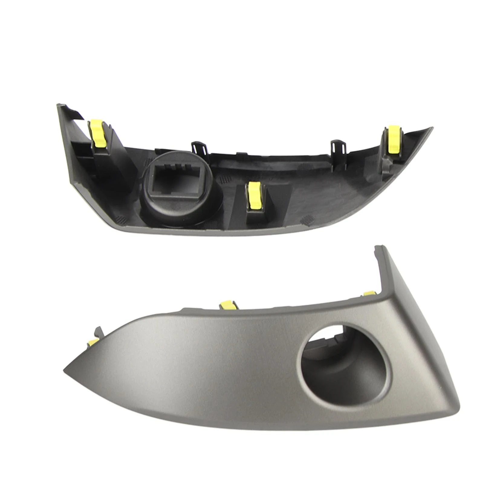 New 2Pcs Center Dash Air Vent Radio Bezel Trim 55412 42060 B1 Dashboard Instrument Cluster Panel for Toyota RAV4 2006 to 2012