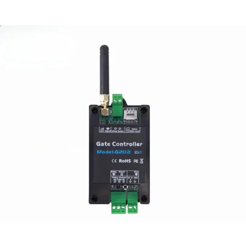

GSM Remote Access Control Door Opener, Relay Phone Remote Door Opening Switch G202 Access Control Controller