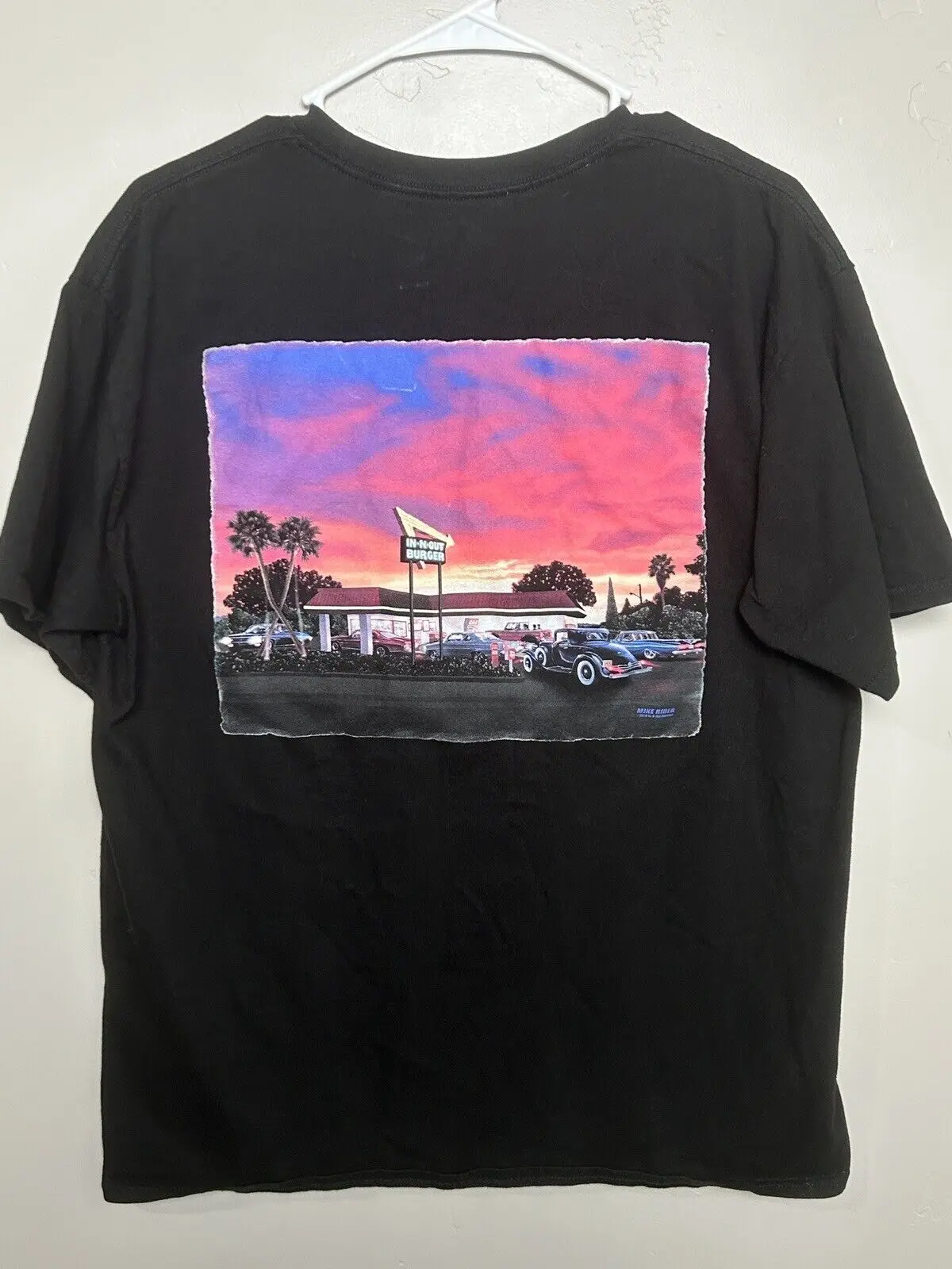 2020 In-N-Out Burger California Mike Rider Sunset Hot Rod Shirt- Mens Large