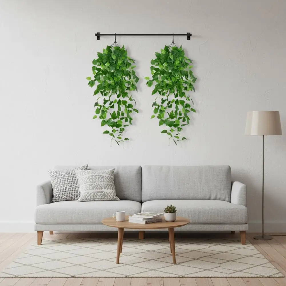 

Simulated Wall Hanging Fake Flower Rose Vine Green Plant ﻿ Balcony Decorative Pendant Living Blocking Hanging Wall Room Z8X8
