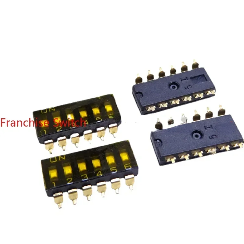 5PCS SMD DMR-06T Code Pull Switch 6 Digits Program  2.54 Piano Key