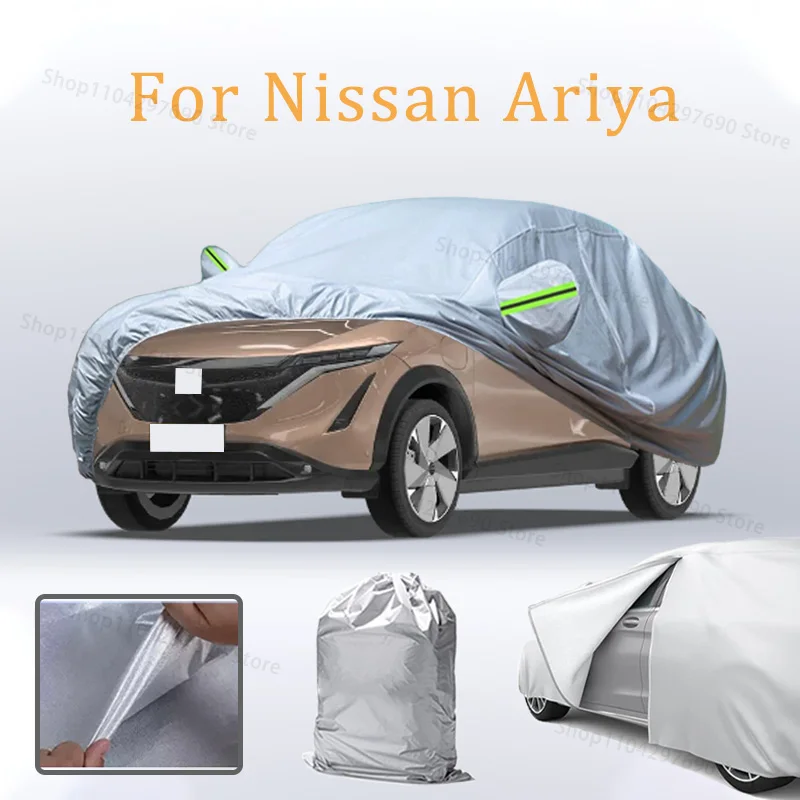 

For Nissan Ariya Car Cover Car door zipper - Waterproof All Weather - Automobiles Full Exterior Covers - Sun-proof - Outdoor