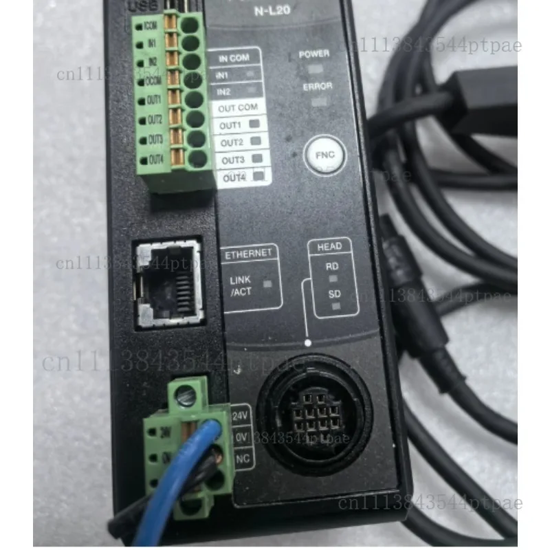 2d Code Reader Kit Sr-700: Reader Head + N-l20 Ethernet Communication Unit (actual Product Photos)